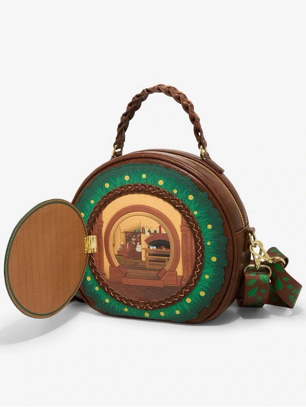 New The Lord of The Rings Hobbit Door Figural Convertible Mini Backpack